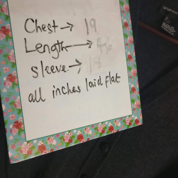 Coal Gray Premium soft wool Cardigan buttoned sweater dress has pockets100% Wool - Picture 9 of 9